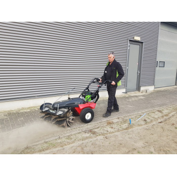 Rolbezem met opvangbak